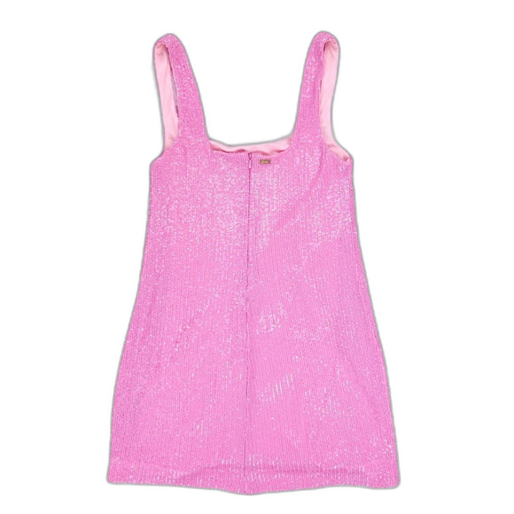 NEW Show Me Your Mumu Barbie Lets Go Mini Dress Pink Sequin 90s Y2k Coquette - Picture 5 of 8